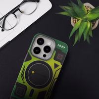 Ümbris jaoks Samsung S25 PLUS Forcell F-Protect Levels Dual Layer 4D technology compatible with Magsafe Military Drop-Test cyber roheline