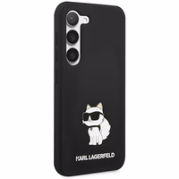 Karl Lagerfeld Silicone Choupette ümbris jaoks Samsung Galaxy S24+ - must