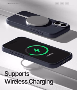Ümbris Mercury Pure Magsafe Silicon Ümbris Apple iPhone 17 dark sinine