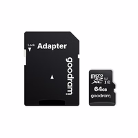 Memory card Goodram microSD 64Gb UHS I (class 10) + SD adapter