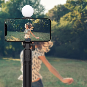 Selfipulk WR1YXS teleskoopstatiiv 0.71m rõngaslambiga - must