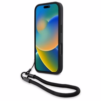 BMW Signature Leather Wordmark Cord Ümbris jaoks iPhone 16 Pro - must