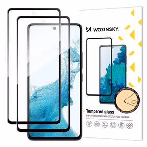 Wozinsky Full Glue Karastatud klaas jaoks Samsung Galaxy A57 2 pcs.