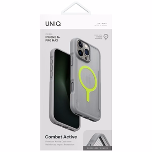 Uniq Combat Active Magclick Charging Ümbris jaoks iPhone 16 Pro Max - Hall