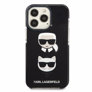 Karl Lagerfeld Karl&Choupette Head чехол для iPhone 13 Pro / iPhone 13 - чёрный