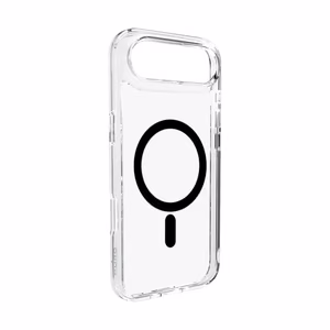 Puro Lite Mag TPU+PC Ümbris Compatible with MagSafe jaoks iPhone 17 Air - Läbipaistev with Must Ring
