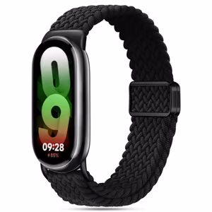 Tech-Protect NylonMag Strap jaoks Xiaomi Smart Band 8 / 9 / NFC - must