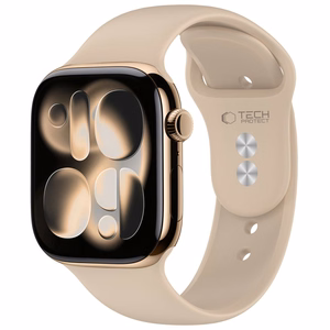 Tech-Protect silikoonrihm Apple Watch 44 / 45 / 46 / 49 mm jaoks, beež