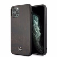 Mercedes Wood Line Rosewood ümbris iPhone 11 Pro jaoks - pruun