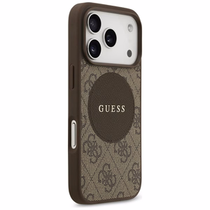Guess 4G Circle Classic Logo MagSafe ümbris jaoks iPhone 17 Pro - brown