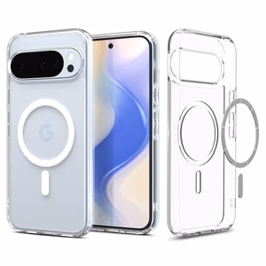 Spigen Ultra Hybrid Mag MagSafe Ümbris jaoks Google Pixel 10 / 10 Pro - Clear and valge