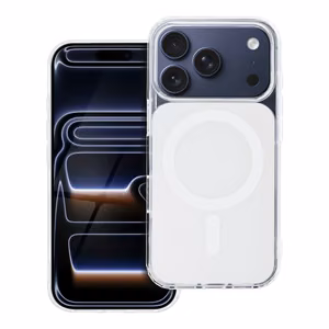 Чехол Samsung A37 Clear Fusion Mag Cover совместимый с MagSafe белый