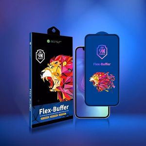 Bestsuit Flex-Buffer Hybrid Glass 5D с антибактериальным покрытием Biomaster для Apple iPhone 12 mini ЧЁРНЫЙ