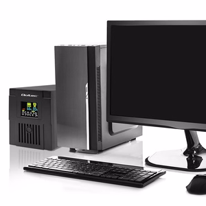 Qoltec 53770 katkematu toiteallikas (UPS) Line-Interactive 1.5 kVA 900 W 2 AC pistikupesa