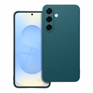 Чехол для Samsung S25 PLUS, матовый тёмно-зелёный