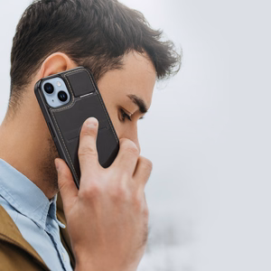 3in1 Wallet Ümbris with Stand jaoks iPhone 14 Plus MagSafe RFID Blocker Dux Ducis Rafi Mag - must