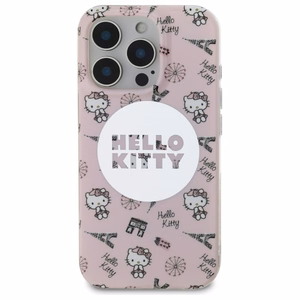 Hello Kitty IML All Over Paris Magsafe Ümbris jaoks iPhone 16 Pro Max - Roosa