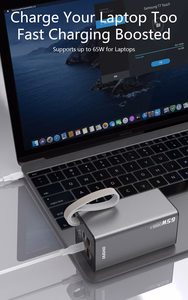 Väline aku Dudao K65+ 65W 30000mAh must
