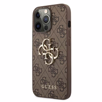 Guess GUHCP13X4GMGBR iPhone 13 Pro Max 6.7" pruun/pruun hardcase 4G Big Metal Logo