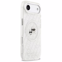 Karl Lagerfeld IML Glitter Karl&Choupette Heads Logo MagSafe Ümbris jaoks iPhone Air - Hall