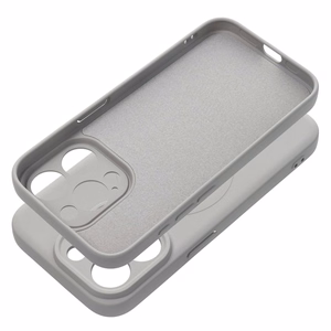 SILICONE MAG ÜMBRIS compatible with MagSafe jaoks IPHONE 15 Pro titanium hall