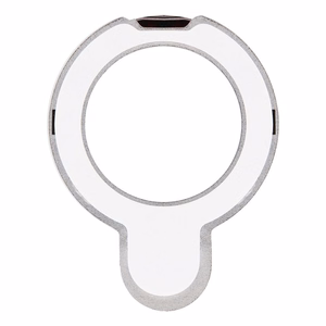 Phone stand CIRCLE GLITTER - stick-on - hõbedane