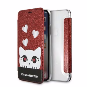 Karl Lagerfeld Valentine iPhone X/XS Ümbris - punane