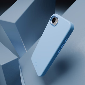 Силиконовый чехол Puro Icon Mag Pro MagSafe для iPhone 16e/17e - синий