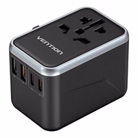 Vention FJFB0 GaN 2xUSB-C 2xUSB-A Universal Travel Adapter 65W (must)