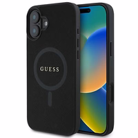 GUESS ümbris jaoks IPHONE 16 Plus compatible with MagSafe GUHMP16MPSAHMCK (PU Saffiano Classic Logo) must