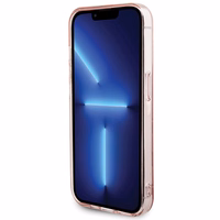 Karl Lagerfeld Monogram Choupette ümbris jaoks iPhone 15 Pro Max - roosa