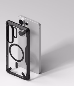 Ringke Fusion X Magnetic MagSafe Ümbris for Samsung Galaxy S26 Ultra - Clear must