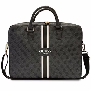 Guess 4G Printed Stripes bag jaoks a 16" laptop - must