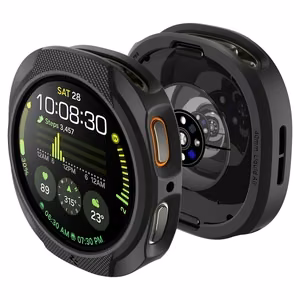 Чехол Spigen Liquid Air для Samsung Galaxy Watch 8 44mm - матовый чёрный