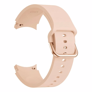 Tech-Protect силиконовый Ремешок для Samsung Galaxy Watch 4 / 5 / 5 Pro / 6 / 7 / FE - бежевый
