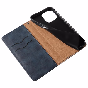 Magnet rihmaga ümbris iPhone 13 Pro Max kott rahakott + Mini Lanyard ripats sinine