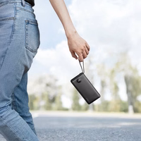 Power Bank Veger "W1116" must 10000mAh (PD / QC3.0) + integreeritud 3in1 kaabel