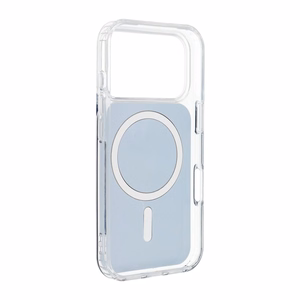 Case for iPhone 17 Pro Max / 18 Pro Max (low camera edge) Clear Fusion Mag Cover compatible with MagSafe black