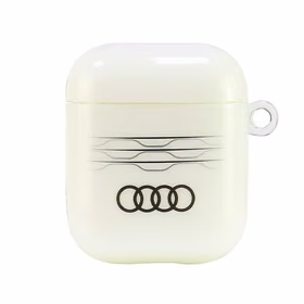 Audi IML Geometric Pattern Ümbris jaoks AirPods 1 / 2 - valge