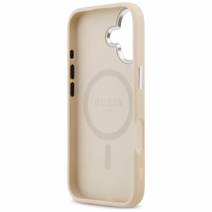 GUESS ümbris jaoks IPHONE 17 compatible with MagSafe GUHMP17SPSDTSCME (PU W/ Triangle Logo) beige