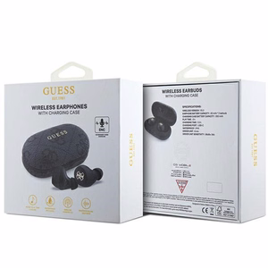 Guess 4G Metal TWS Headphones with ENC Charging Station - Must