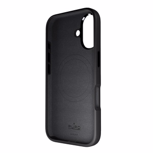 Puro Icon Mag Pro MagSafe Silicone Ümbris jaoks iPhone 16 - Must