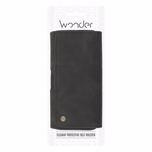 Wonder MAX Belt Holster (SIZE XL) jaoks Iphone 17 Pro Max/16 Pro Max/Samsung A55 5G/A53/S25 Plus/S23 FE must (167x83 mm)