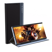 Uus Sleep Case kate koos statiivifunktsiooniga Samsung Galaxy A73 mustale mudelile