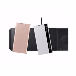 Juhtmevaba laadija Samsung Trio EP-P6300TWEGEU valge 25W (laadija ja kaabliga) / 100% originaal /