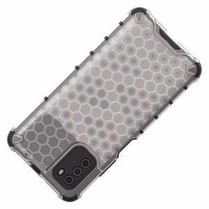 Honeycomb Case kaitsekate TPU kaitserauaga Xiaomi Poco M3 läbipaistev