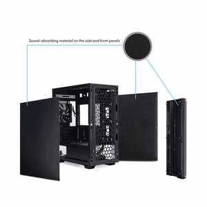 Chieftec AZ-01B-OP Pro mini корпус Midi Tower MicroATX/Mini-ITX (чёрный)