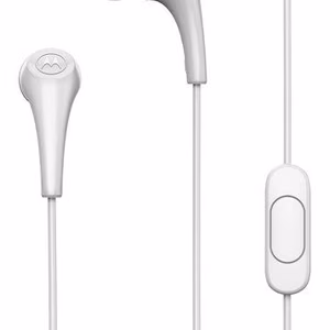 Juhtmega kõrvaklapid jack mikrofoniga 3,5mm MOTOROLA Ear Buds 2-S valge