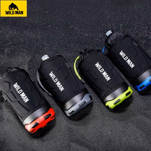 WILDMAN Bicycle bag R1 waterproof 1L for bottle black-red