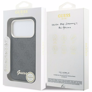 Guess 4G Script MagSafe ümbris iPhone 17 Pro jaoks - must